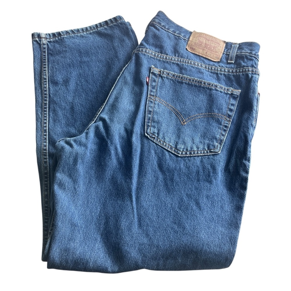 Vintage Y2K Levi's 550 Jeans Relaxed Fit Denim Made in Canada Mens Size 42 x 30